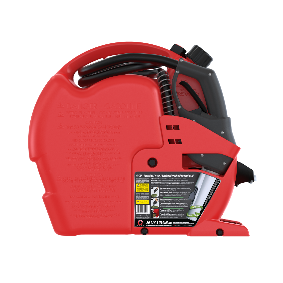 The G CAN® 5-Gallon Portable Refueling System